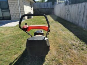 Lawn mowing result, Whataupoko Gisborne